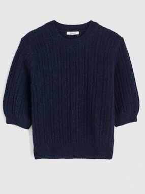 Madewell CloudSoft Short-Sleeve Sweater Tee